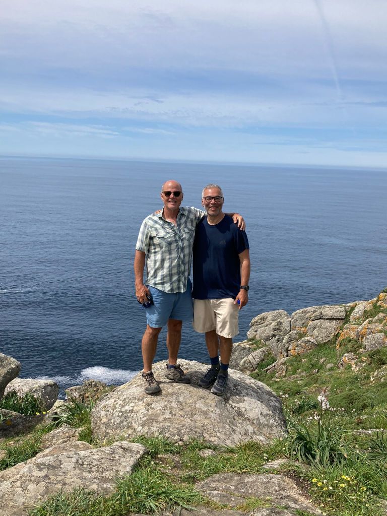 At the edge of Galicia and the Atlantic Ocean.